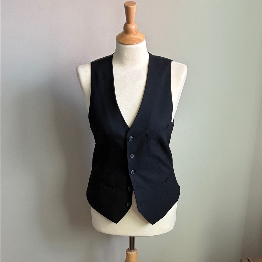 H&M Men's Black Suit Vest